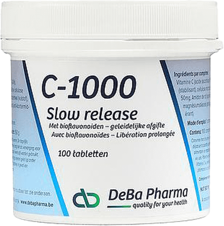 C-1000 Slow Release Plus Bioflavon. Comprimes 250  -  Deba Pharma