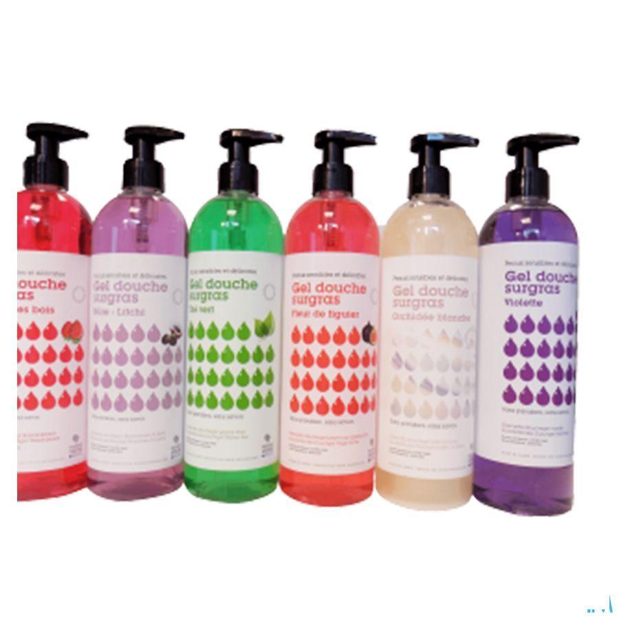 Marque V Douchegel Overvet Aardbei Pompfl 500 ml