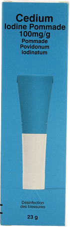 Cedium Iodine Zalf 100Mg/ g Zalf 23G  -  Qualiphar