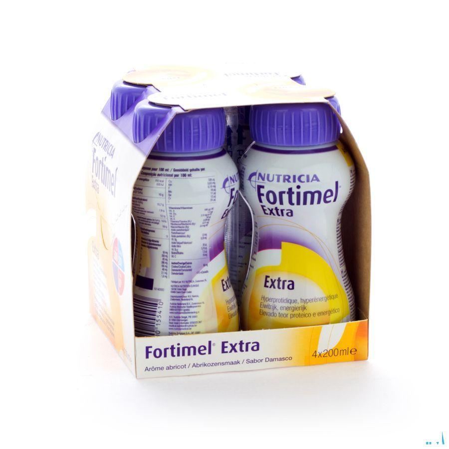 Fortimel Extra Abricot 4x200 ml 3248937  -  Nutricia