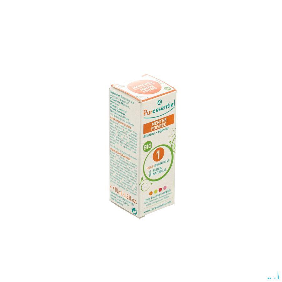 Puressentiel Eo Pepermunt Bio Expert Essentiele Olie 10 ml  -  Puressentiel