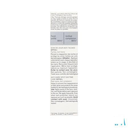Uriage Depiderm Soin Jour A/Taches Ip50+ 30 ml
