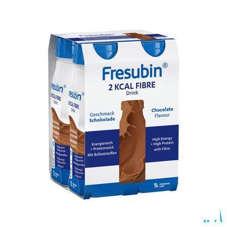 Fresubin 2 Kcal Fibre Drink 200 ml Chocolat/chocolade  -  Fresenius