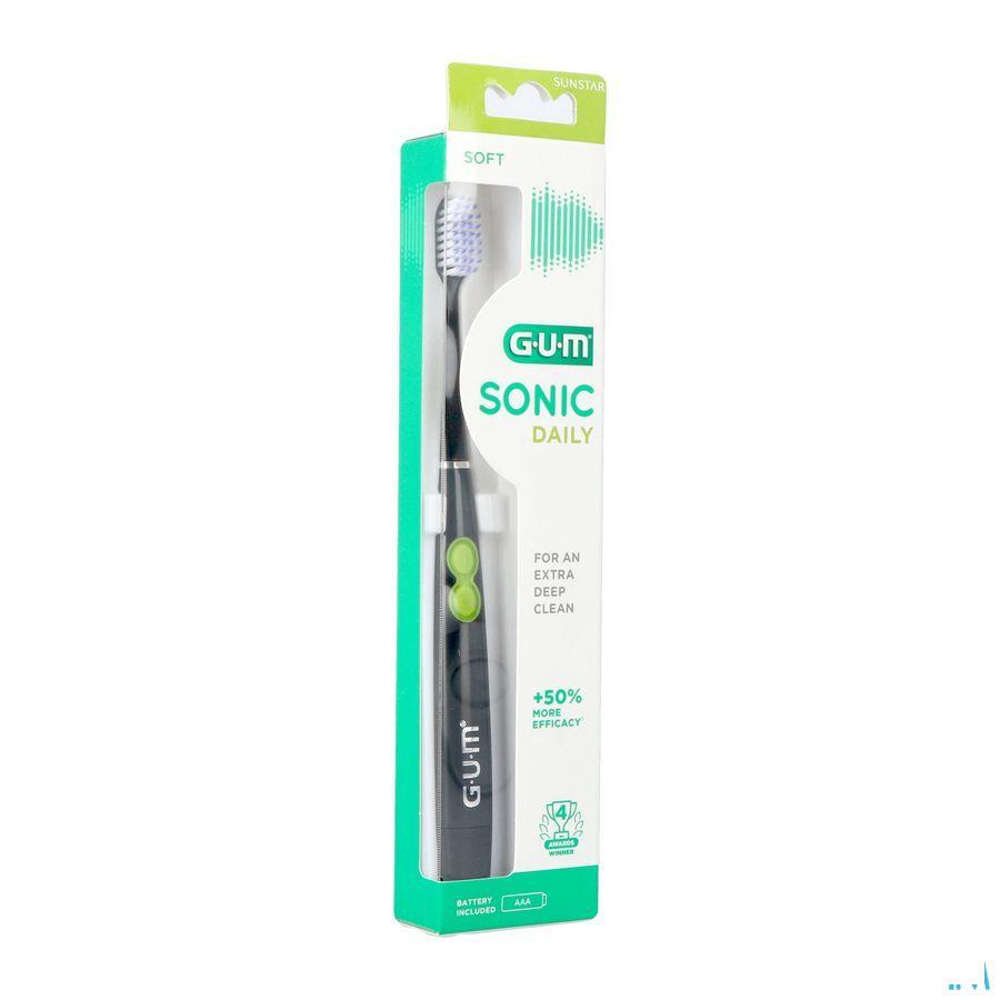 Gum Sonic Daily Batterij Tandenborstel Zwart
