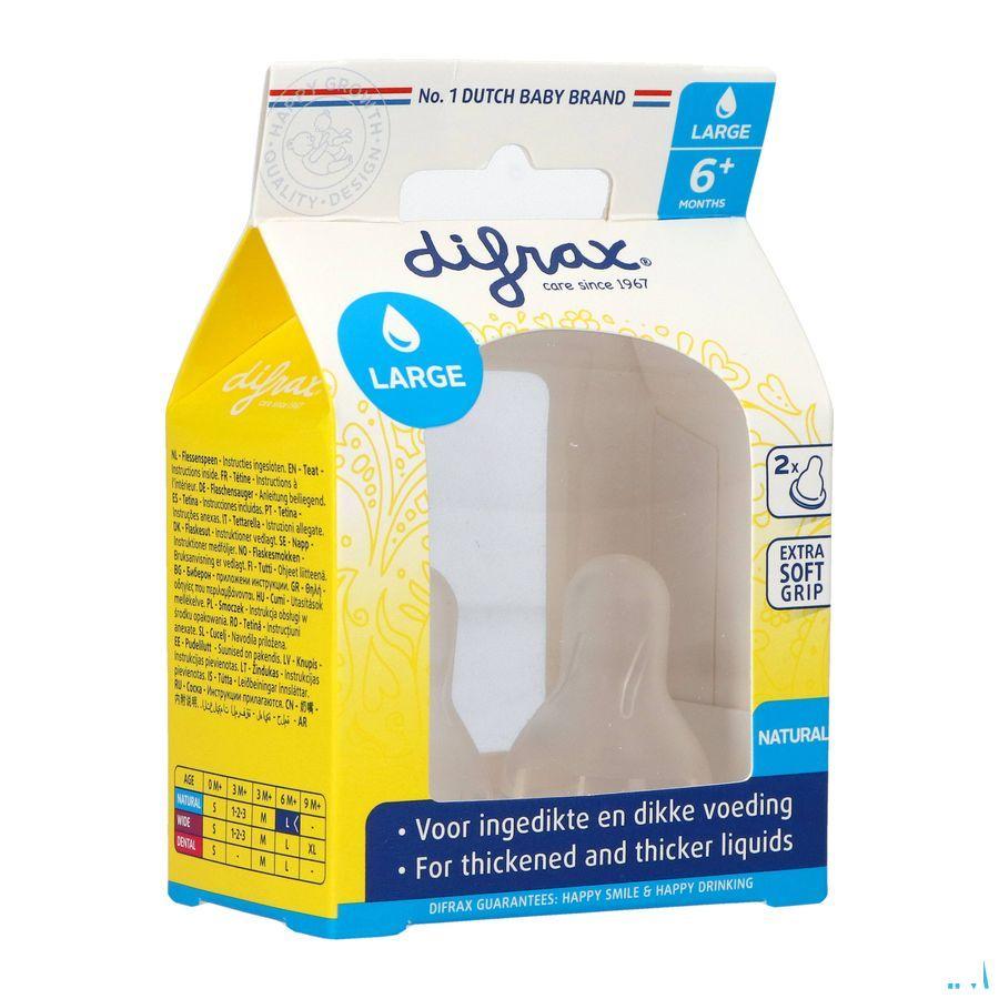 Difrax Flessenspeen Natural Large 673  -  Difrax