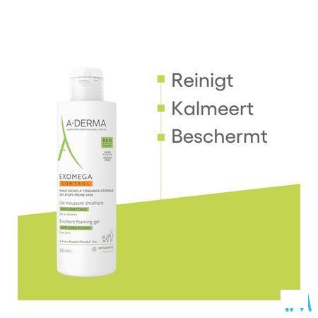 Aderma Exomega Control Gel Emolierend Flacon 500 ml  -  Aderma