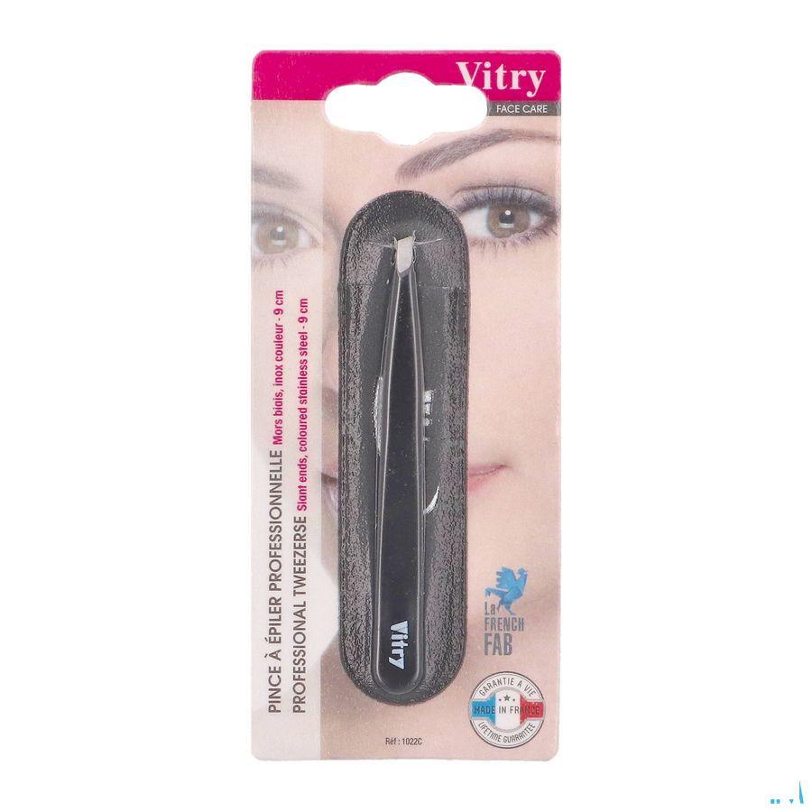 Vitry Classic Pince Epil Prof Oblique Inox 1022  -  Vitry