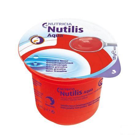 Nutilis Verdikt Water Grenadine Cups 12x125 gr  -  Nutricia