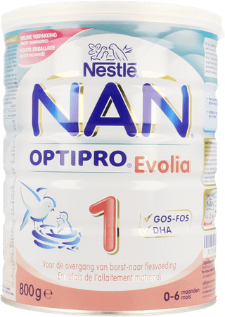 Nan Optipro Evolia 1 Lait Poudre 800 gr  -  Nestle