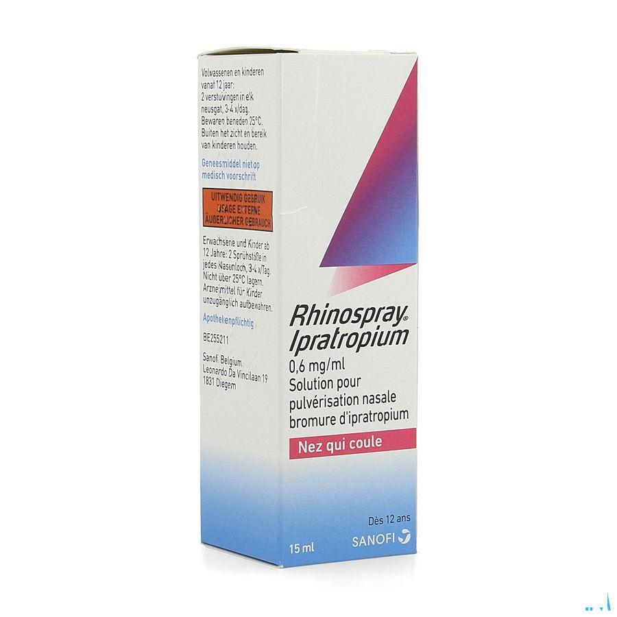 Rhinospray Ipratropium 0,6Mg/Ml Neusspray 15 ml