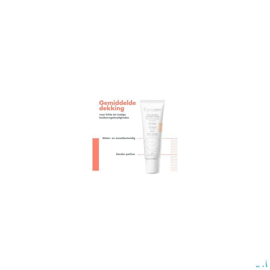 Avene Couvrance Fdt Correct. Fluide 1 Porcel. 30 ml  -  Avene