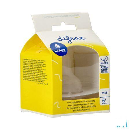 Difrax Tetine Natural Wide Large 678  -  Difrax