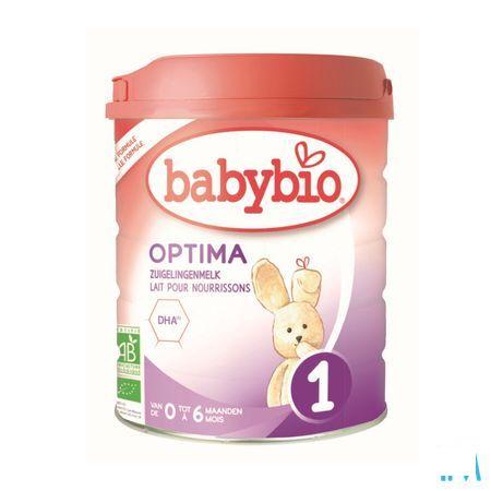 Babybio Optima 1 Zuigel.melk Bio Bifidus 0-6m 900 gr  -  Ocebio