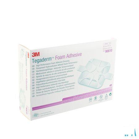 Tegaderm Foam Dressing Adh 8,80 x  8,80cm 10 90610
