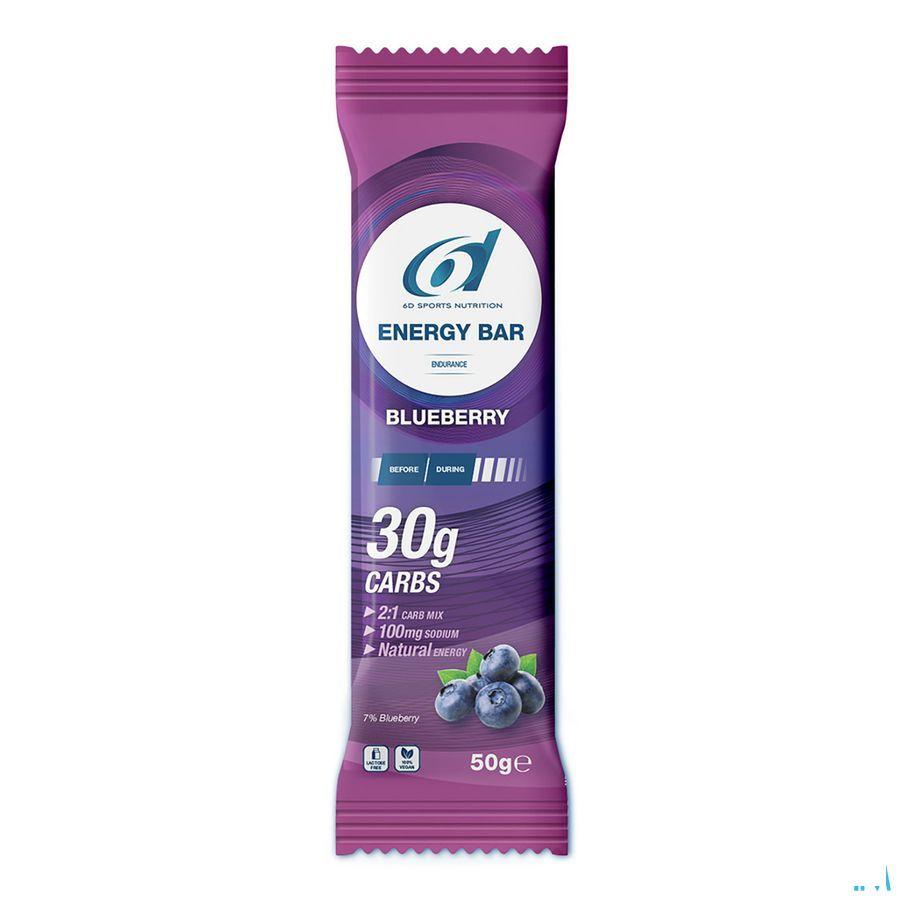 6D Energy Bar Blueberry 6X50 g