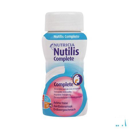 Nutilis Complete Stage 1 Aardbei Flacon 4x125 ml  -  Nutricia