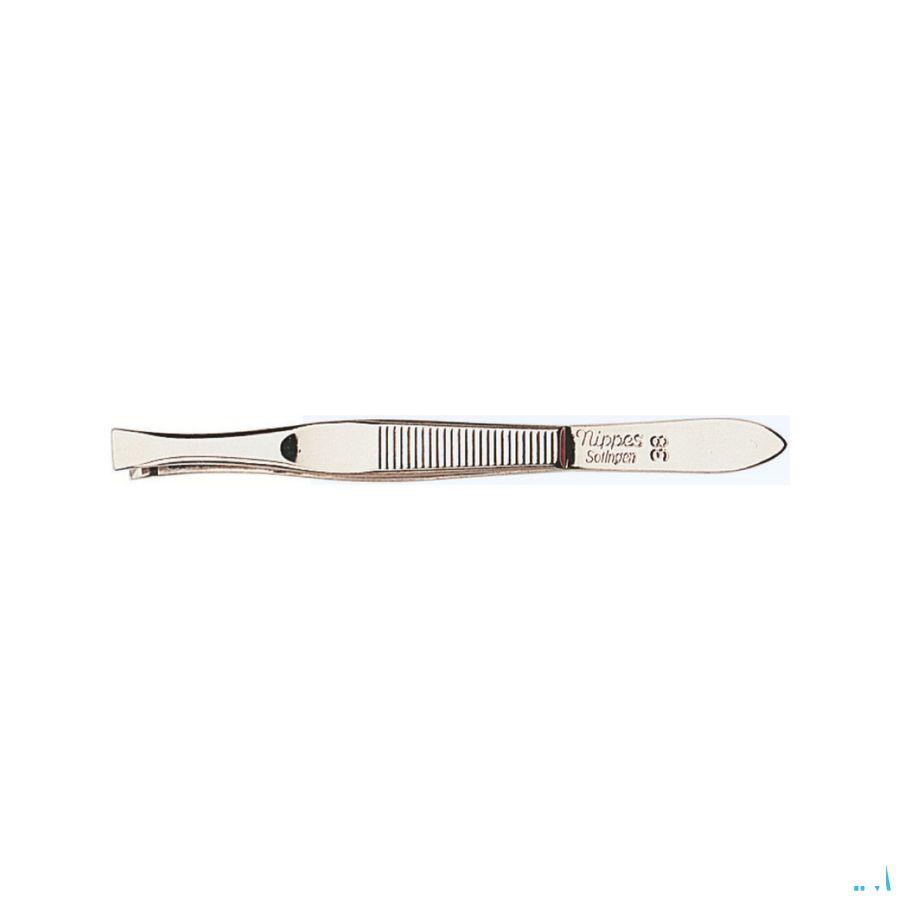 Nippes Pince Epiler Droite Large N38  -  Bomedys