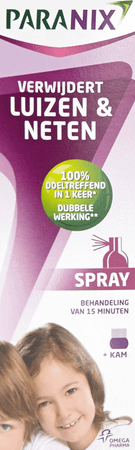 Paranix Spray Avec Peigne 100 ml