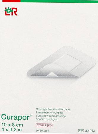 Curapor Verband Chirurg. Steriel 8Cmx10Cm 50 32913  -  Lohmann & Rauscher