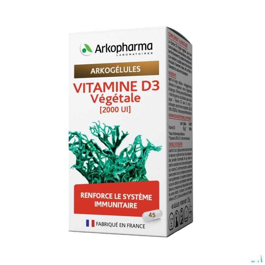 Arkocaps Plantaardige Vitamine D3 Caps 45  -  Arkopharma 