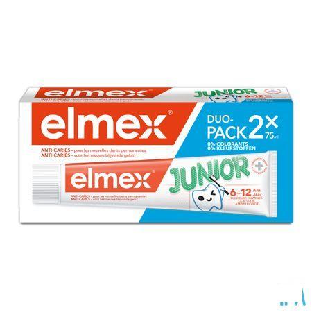 Dentifrice Elmex Junior Tube 2x75 ml