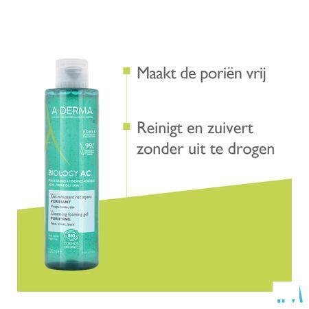 Aderma Biology Ac Zuiv. Schuim.Reinig.Gel 200 ml
