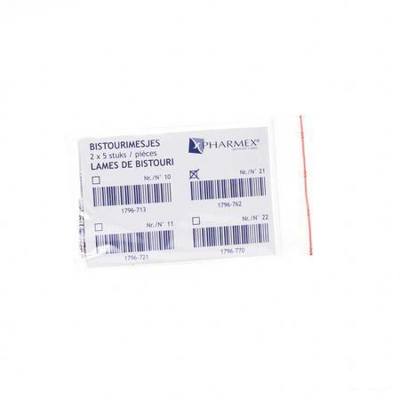 Bistouris S.m Lames N/st N21 10  -  Infinity Pharma