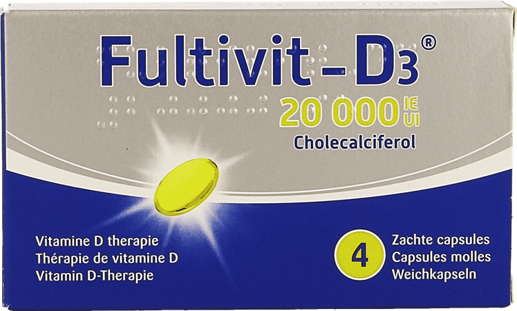 Fultivit-d3 20000IECapsule Zacht 4  -  EG
