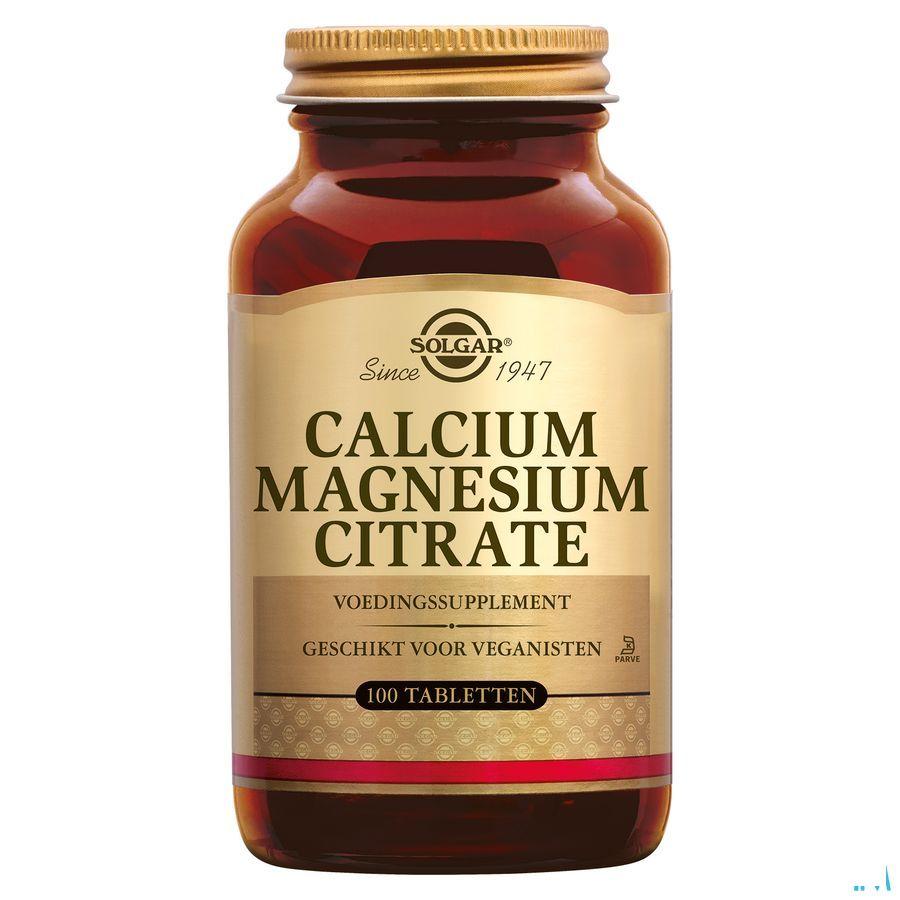 Solgar Calcium Magnesium Citrate Comprimes 100  -  Solgar Vitamins