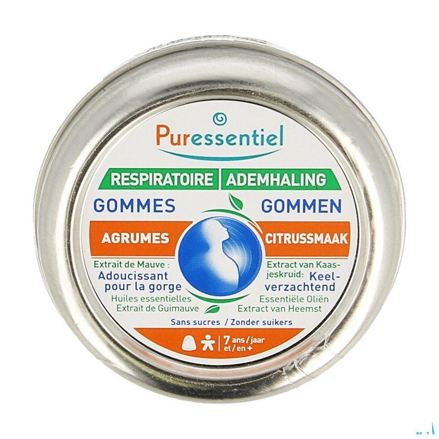 Puressentiel Ademhaling Gommen Citrus 45 gr  -  Puressentiel