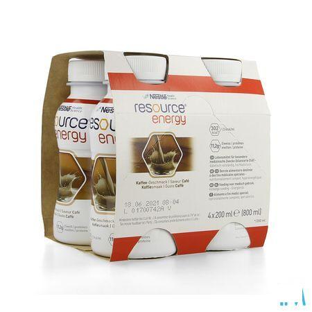 Resource Energy Drink Koffie 4x200 ml  -  Nestle