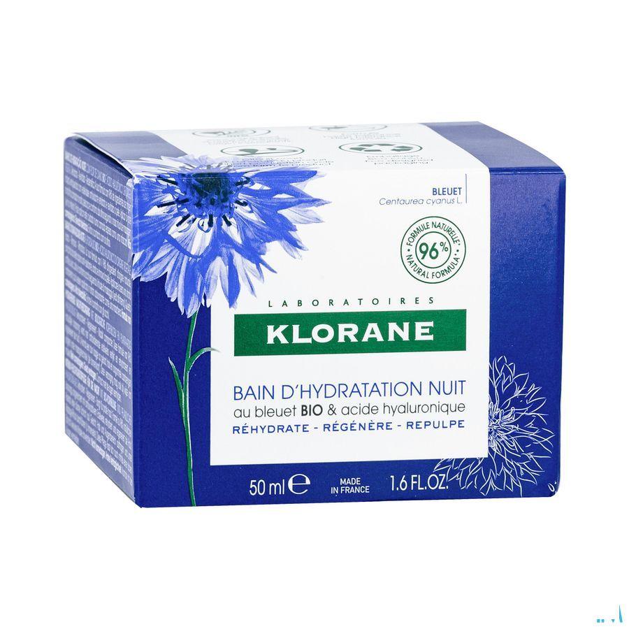Klorane Visage Bleuet Bain Hydra Nuit 50 ml