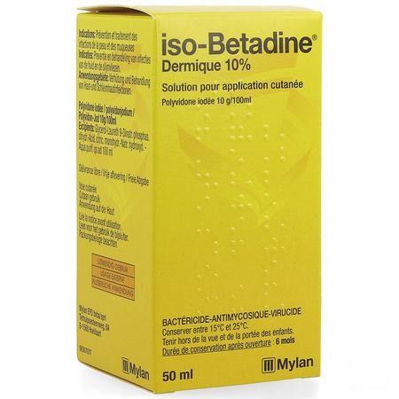 Iso Betadine Dermique 10% Solution Flacon 50 ml