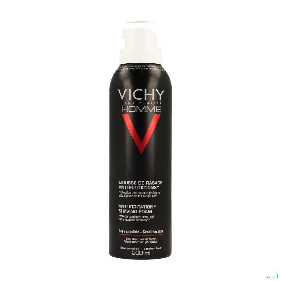 Vichy Homme Scheerschuim Anti Irrit. 200 ml  -  Vichy