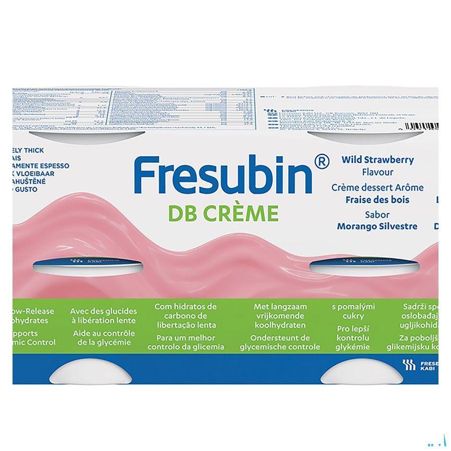 Fresubin Db Creme 125 gr Fraise Des Bois/bosaardbei  -  Fresenius