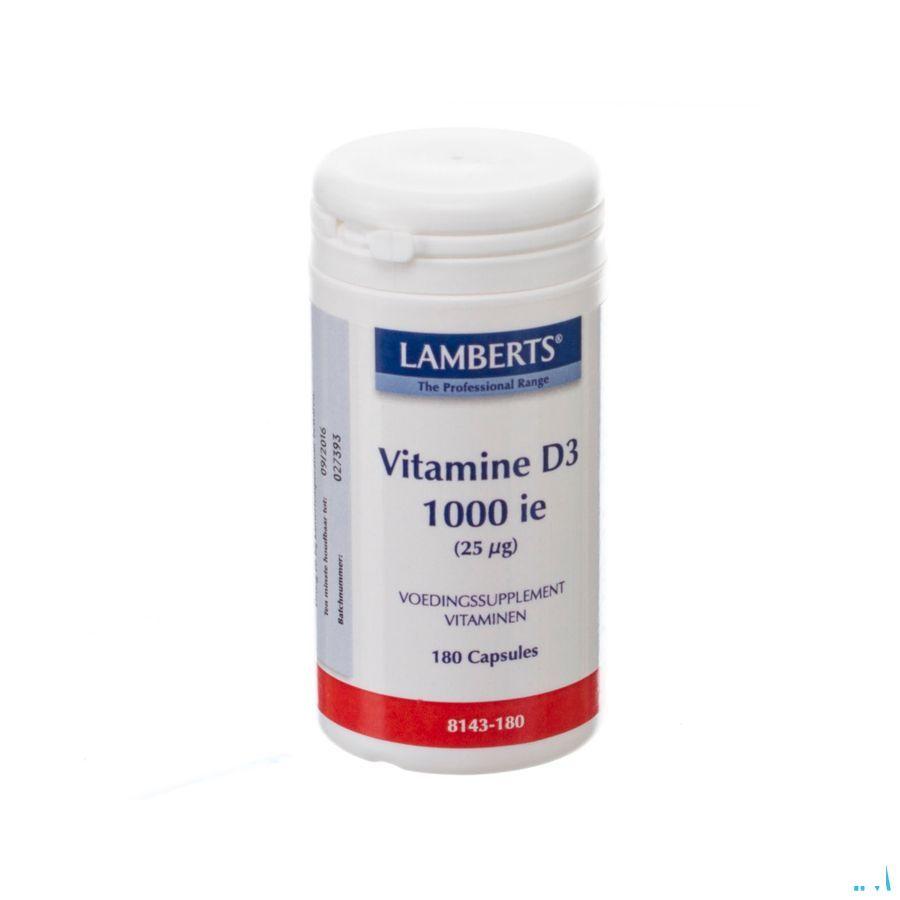 Lamberts Vitamine D 1000IE25 µg Tabletten 180  -  Health Benefits 08