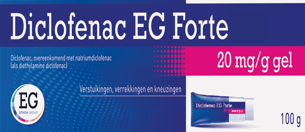 Diclofenac Eg Forte 20 mg/G Gel Tube 100g