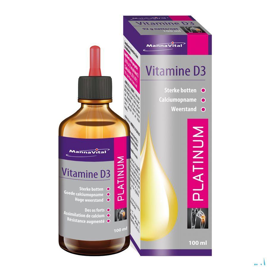 Mannavital Vitamine D3 Platinum Druppels 100 ml