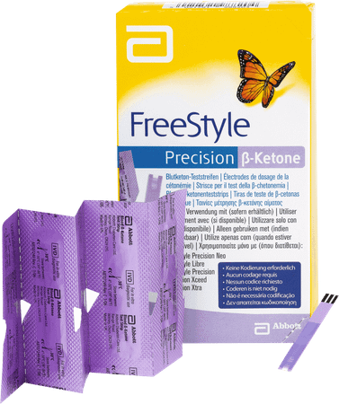 Freestyle Precision Ketone Strips 10 9882070  -  Abbott