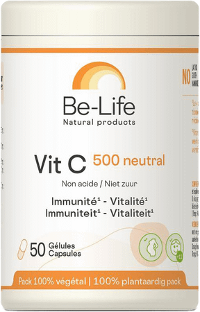 Vit C 500 Neutral Caps 50 - Be-Life