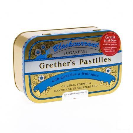 Grether's Pastilles Blackcurrant Ss Pastille 440 gr  -  Melisana