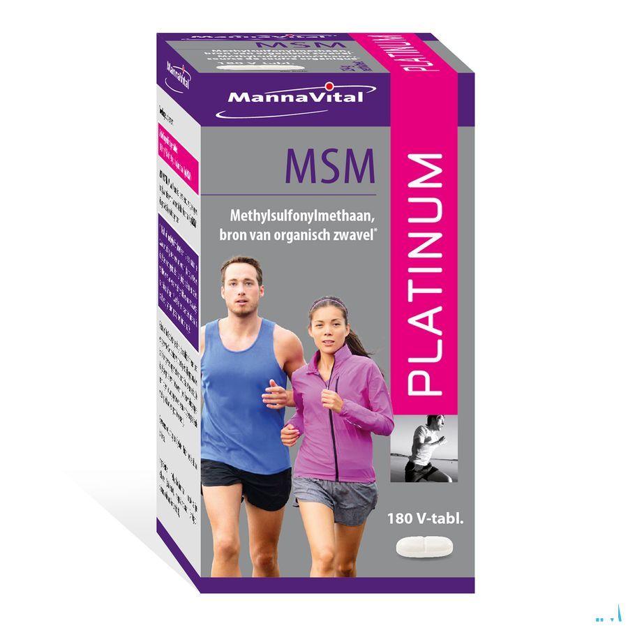 Mannavital Msm Platinum V-tabs 180