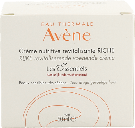 Avene Les Essentiels Rijke Revit. Voedende Creme 50 ml  -  Avene