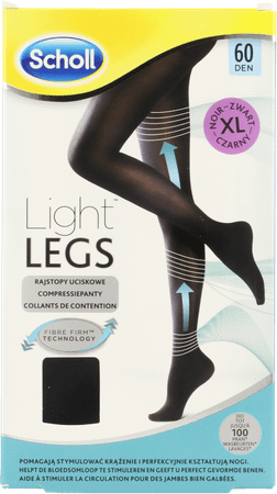 Scholl Light Legs 60d Extra Large Black