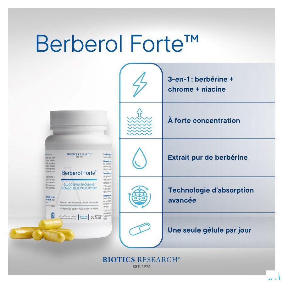Biotics Berberol Forte 60 capsules  -  Energetica Natura