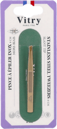 Vitry Prestige Pince Epiler Oblique Inox 4016  -  Vitry