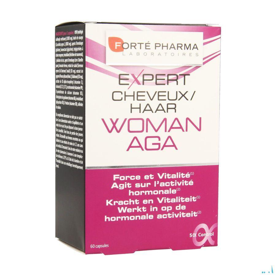 Expert Haar Vrouw Aga Capsule 60  -  Forte Pharma