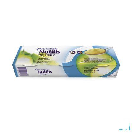 Nutilis Fruit Stage 3 Appel 3x150 gr  -  Nutricia