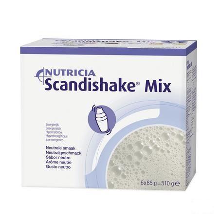 Scandishake Mix Neutraal Zakje 6x85 gr  -  Nutricia