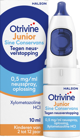Otrivine Junior Neusverstopping 0,5mg/ml Spray 10 ml